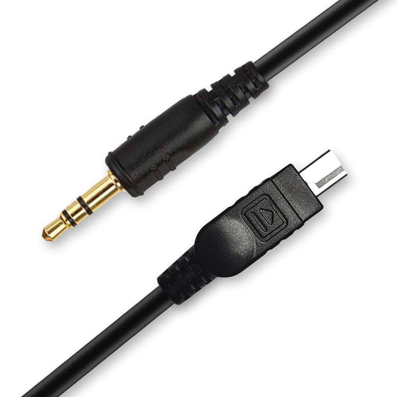 Pixel Camera Shutter Connecting Cable 3.5mm-DC2 Camera Connecting Cord Plug Compatible for Nikon Cameras (Fit for Pixel Shutter Remote Control TW-283 Series) - Image 1